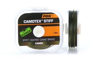 Жесткий поводковый материал в оплётке FOX Camotex Stiff