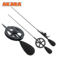 Удилище зимнее Akara Ledeer N с катушкой под кивок (хлыст Hi Carbon fast)