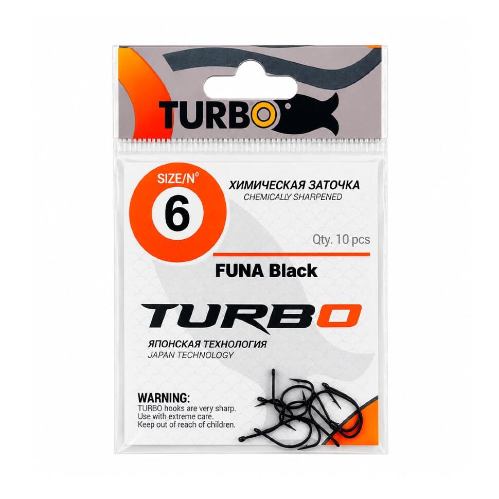 Крючки TURBO FUNA (Black)