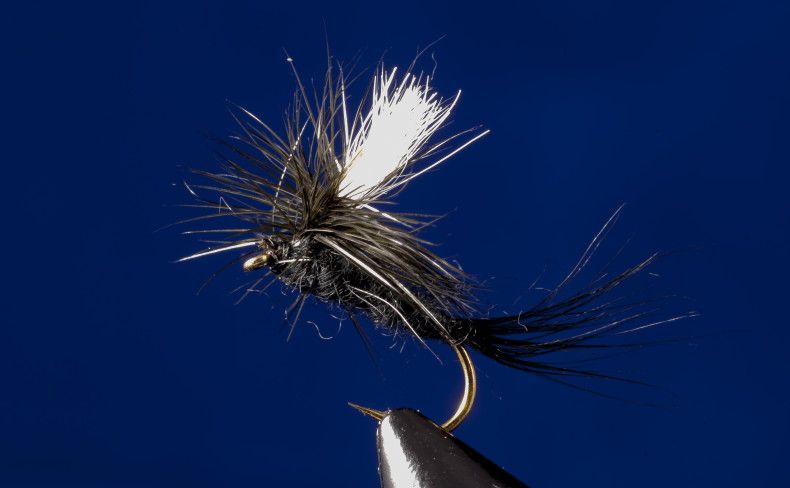 Мушка Turbo "Парашут" Parachute Black Gnat 12
