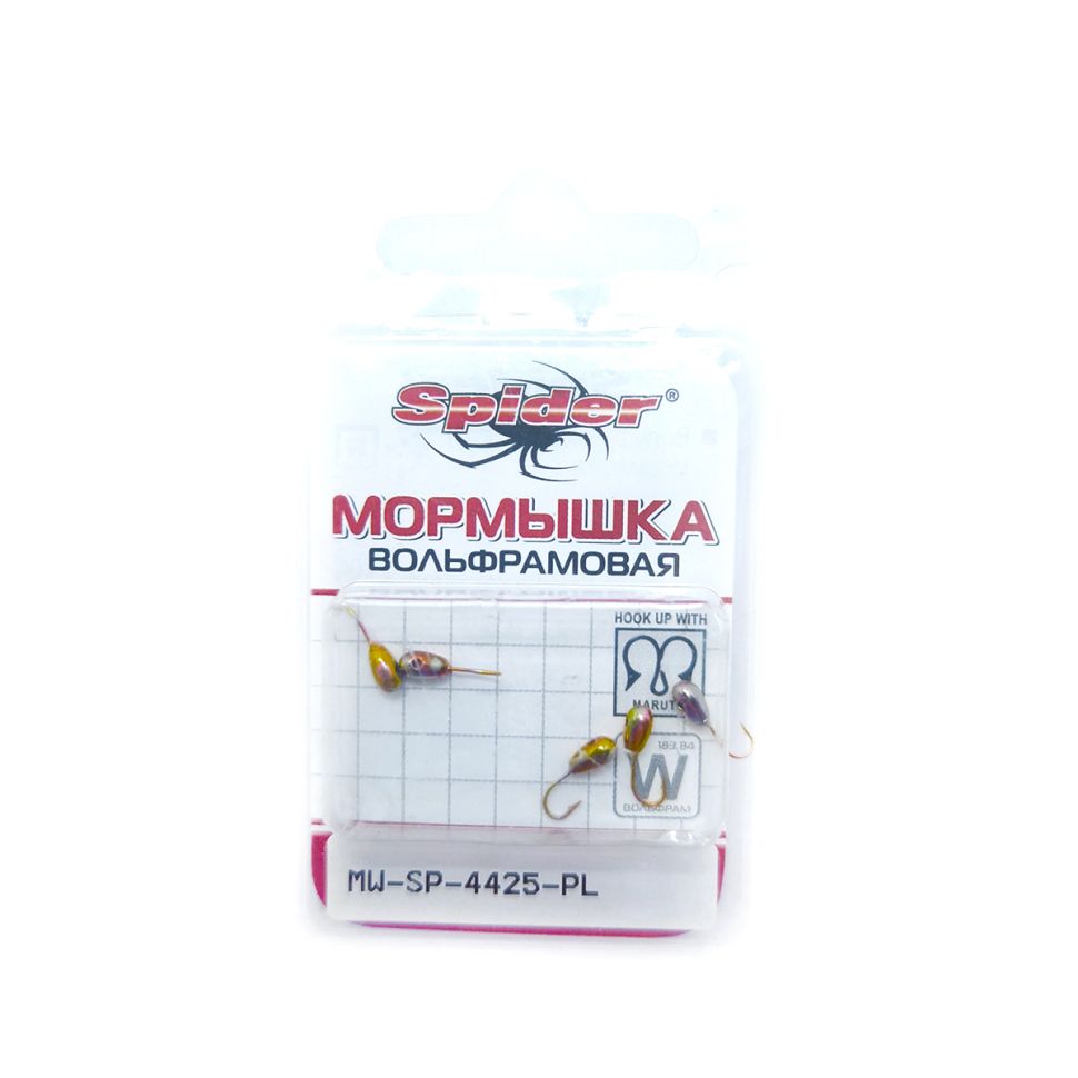 Мормышка W Spider Капля с отверстием тульская спорт утяжеленная