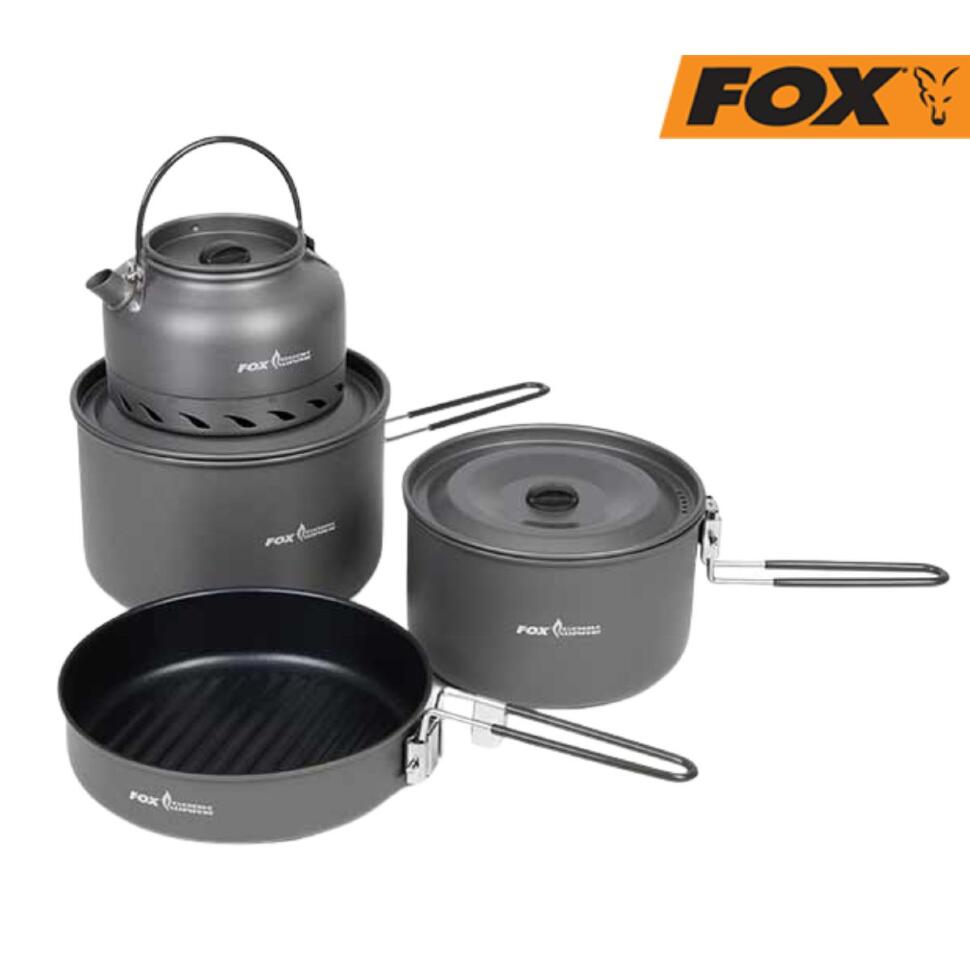 Набор туристической посуды FOX Cookware 4 Piece Cook Set