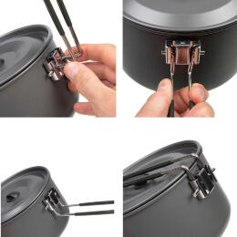 Набор туристической посуды FOX Cookware 4 Piece Cook Set