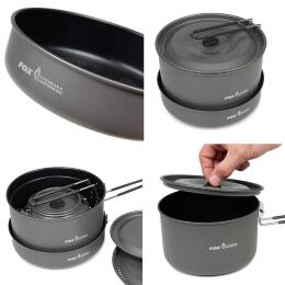 Набор туристической посуды FOX Cookware 4 Piece Cook Set