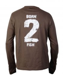 Футболка с длинным рукавом Prologic Born 2 Fish Long Sleeve T-shirt