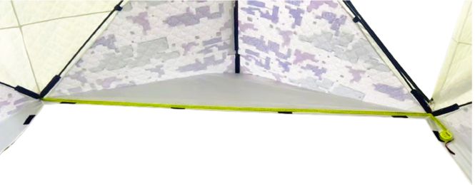 Палатка зимняя куб Ice Cube Digital Camo FORTRESS 250(+60)x250(+60)x210cm