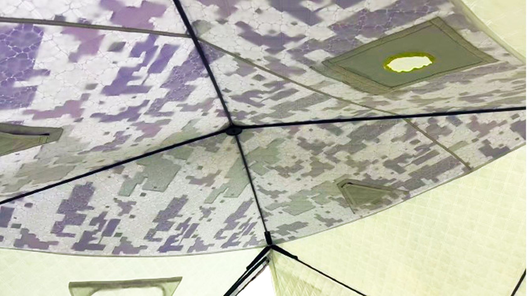 Палатка зимняя куб Ice Cube Digital Camo FORTRESS 250(+60)x250(+60)x210cm