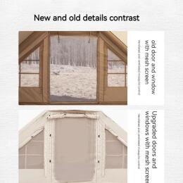 Надувная палатка Naturehike NH20ZP010 Air-Pole 12.0 Quicksand gold