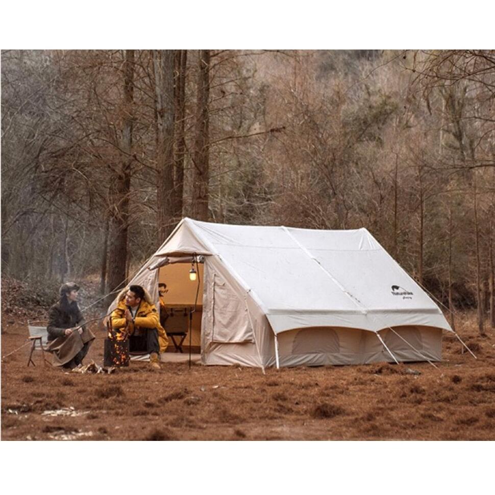 Надувная палатка Naturehike NH20ZP010 Air-Pole 12.0 Quicksand gold