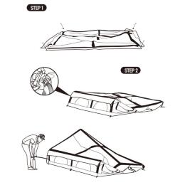 Надувная палатка Naturehike NH20ZP010 Air-Pole 12.0 Quicksand gold