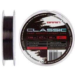 Леска Brain Classic Carp Line dark brown, 150m