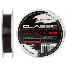 Леска Brain Classic Carp Line dark brown, 150m