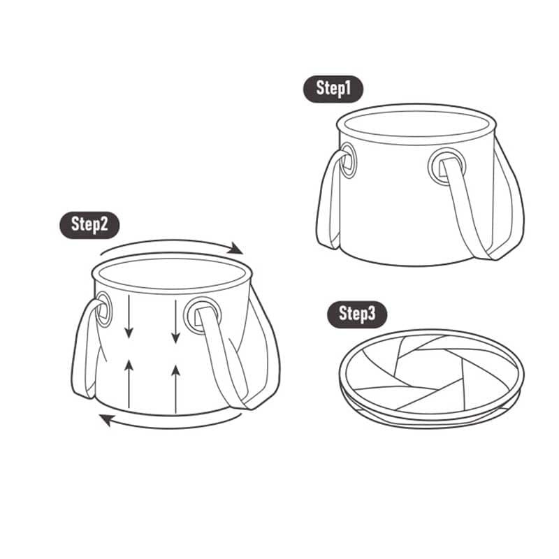 Складное ведро из ПВХ Naturehike NH20SJ040