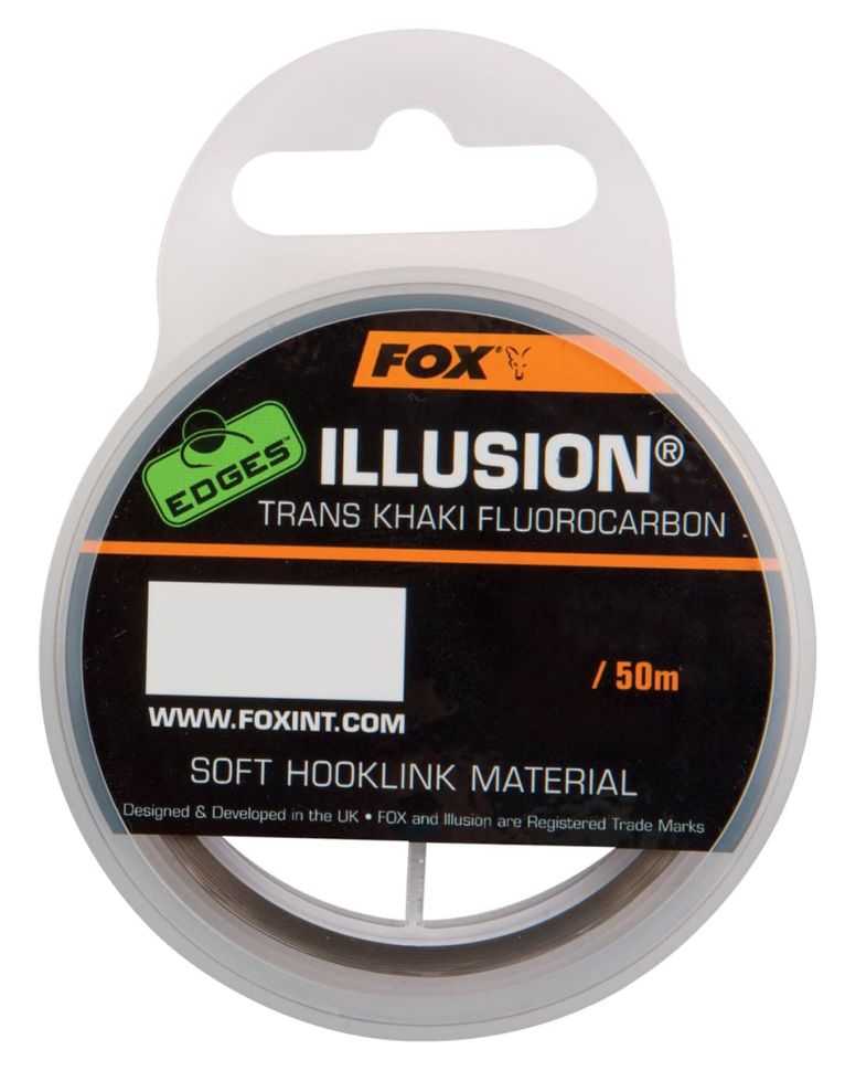 Флюрокарбон FOX EDGES Illusion Soft Trans Khaki 50м