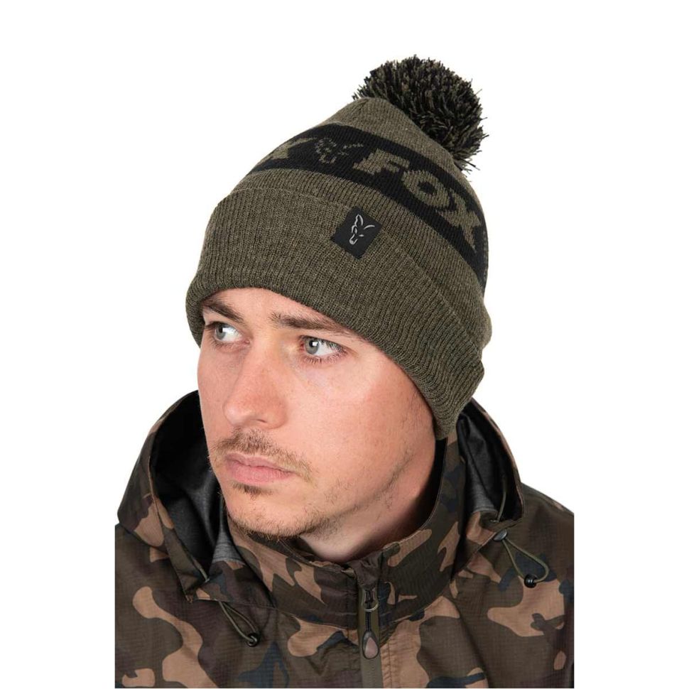 Шапка Fox Collection Bobbles G/B