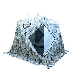 Палатка зимняя куб YumuQ. трехслойная 240x240x210