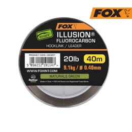 Поводковый материал Fox Illusion Fluorocarbon Hooklink/Leader 40m