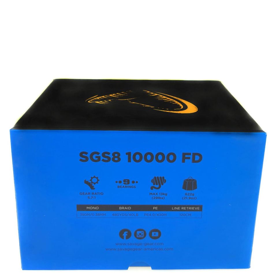 Катушка серфовая Savage Gear SGS8 FD
