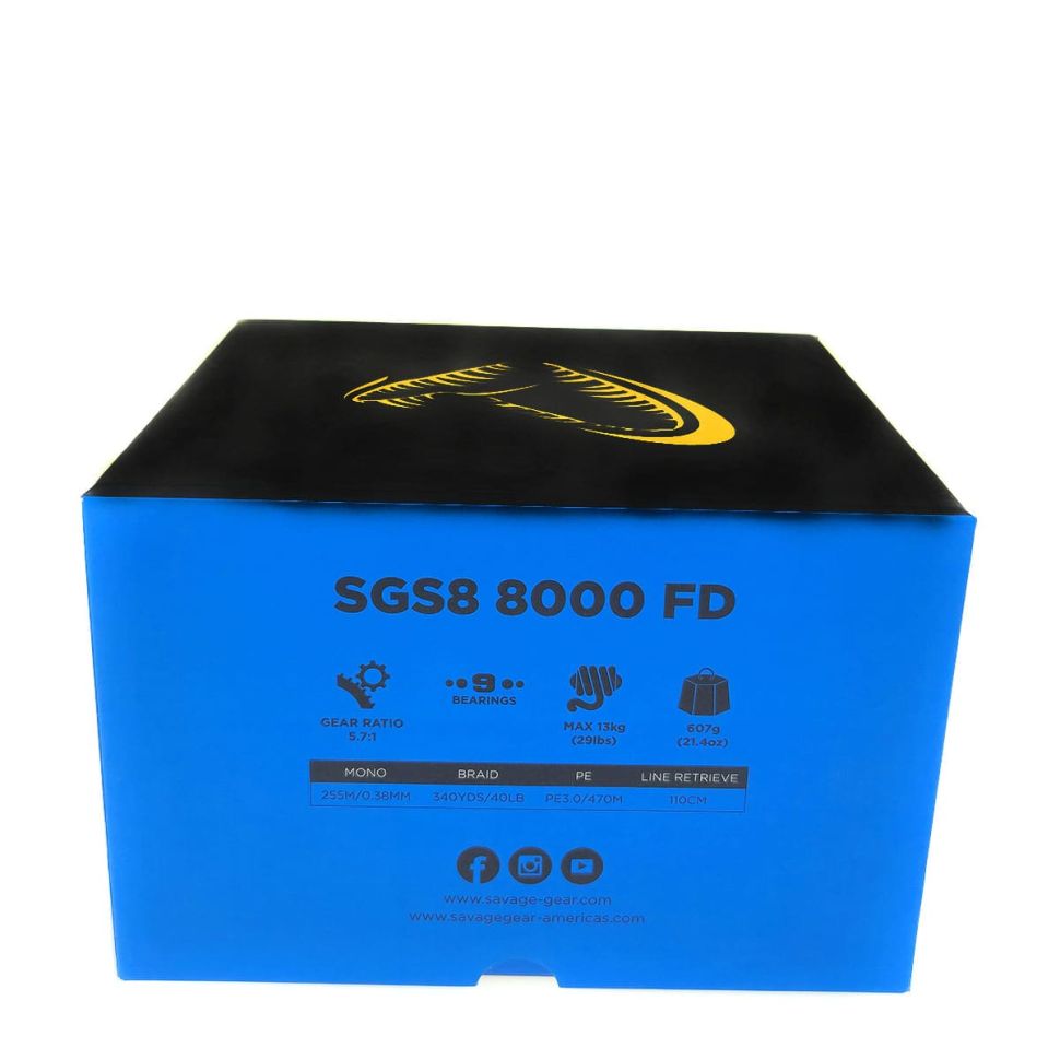 Катушка серфовая Savage Gear SGS8 FD