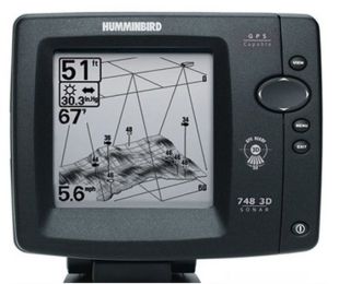 Эхолот Humminbird HB-748X3D Экран 5", 16 уровней серой шкалы. Сонар: 3D и 2D.