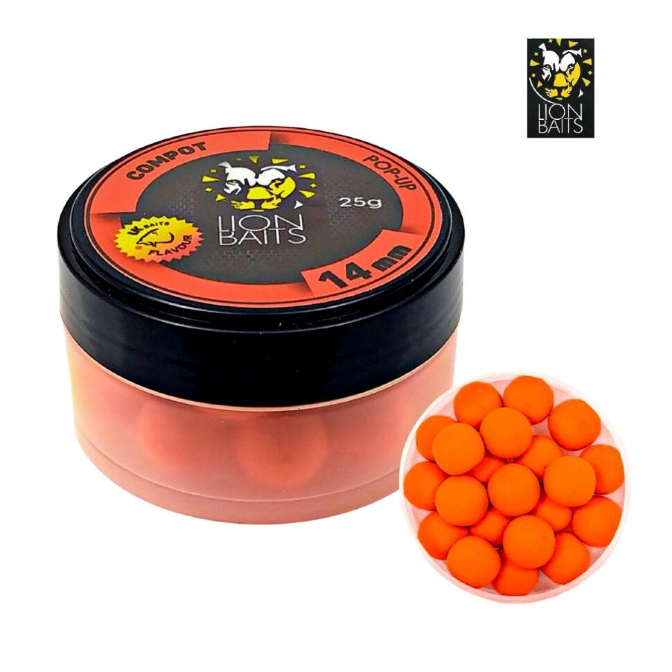 Бойлы плавающие Lion Baits Pop-Up 14 мм, 25 гр.