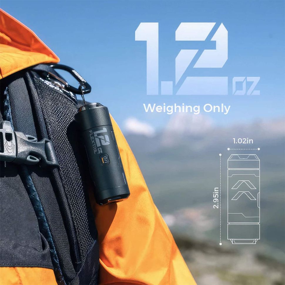 Насос портативный FlexTail Zero Pump, black