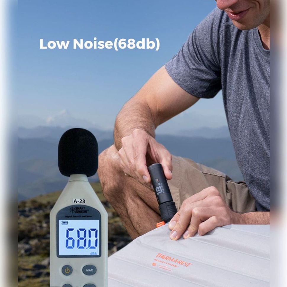 Насос портативный FlexTail Zero Pump, black