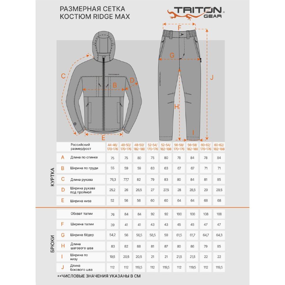 Костюм Triton Ridge MAX (SoftShell Windstop, Лес)