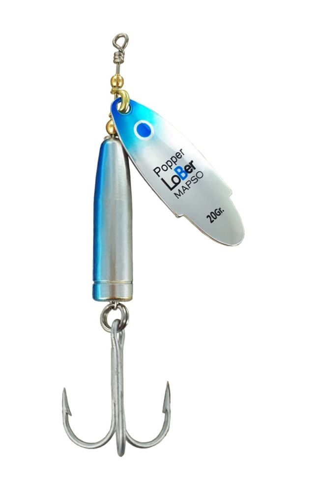 Блесна Lukris Spinner Popper LoBer 90mm,