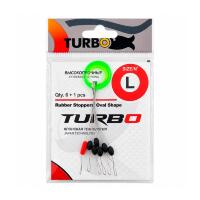 Стопора резиновые овальные TURBO