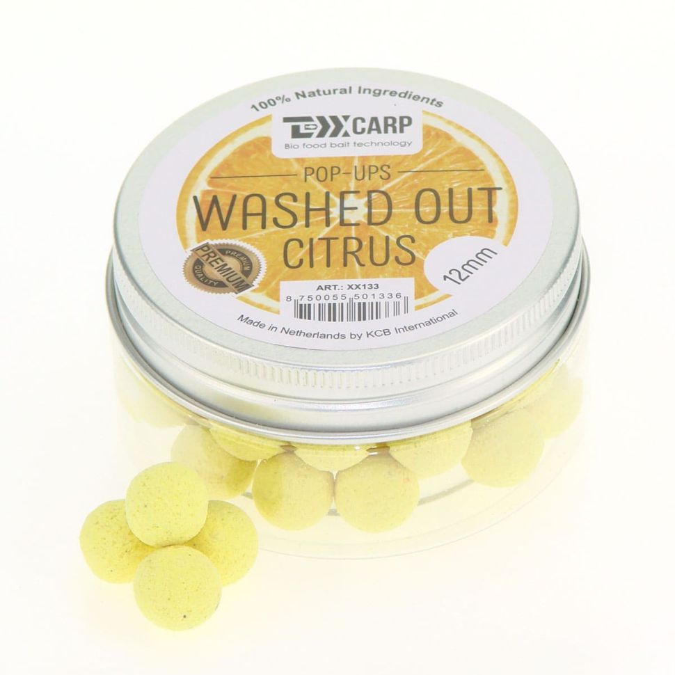 Бойлы плавающие TEXX Carp Washed Out Pop-Ups
