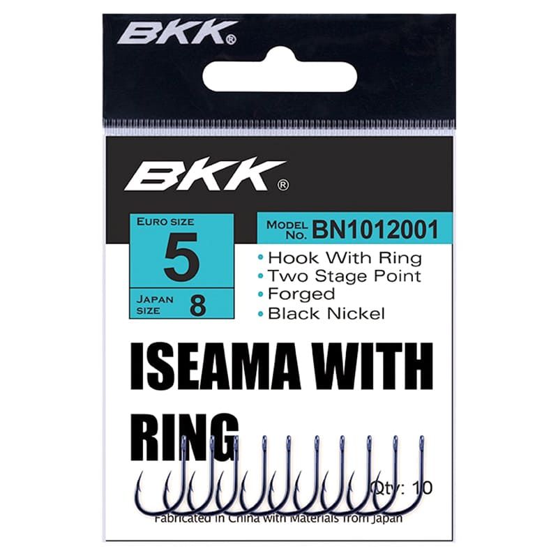 Крючки BKK Iseama-R Diamond Black Nickel