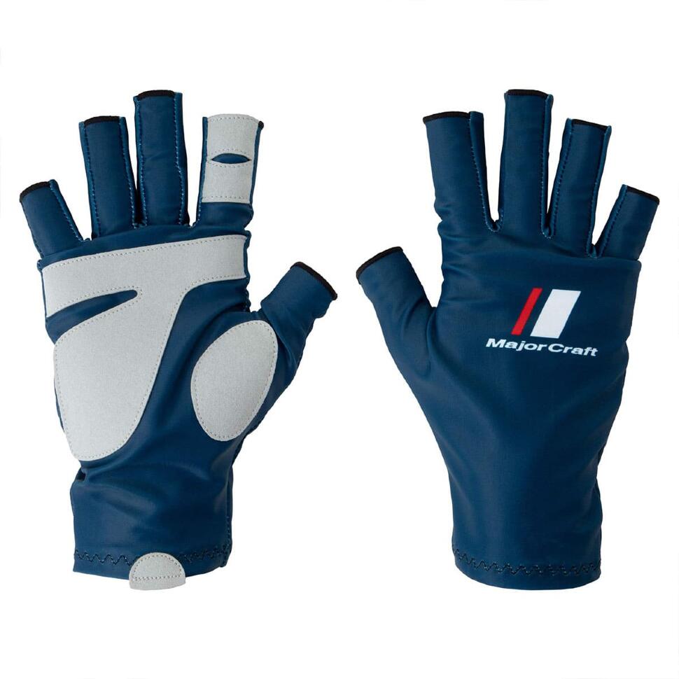 Перчатки Major Craft Gloves Sun Protection Navy UPF 50+