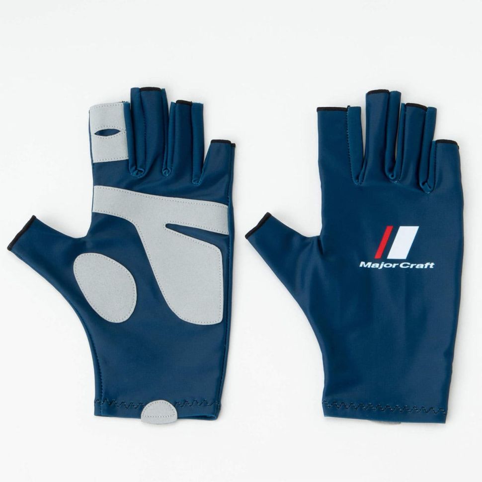 Перчатки Major Craft Gloves Sun Protection Navy UPF 50+