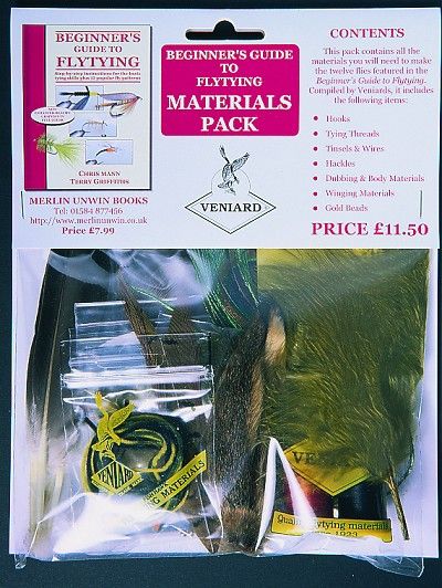 Набор материалов для новичков  Veniard Beginners Guide to  fly tying material kit