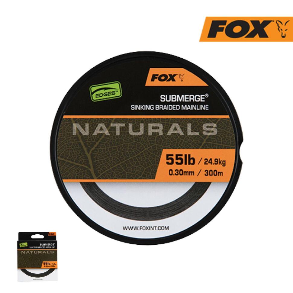 Плетенный штур FOX Naturals Submerge Braid 300м
