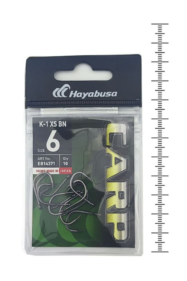 Крючки карповые Hayabusa K-1 XS BN
