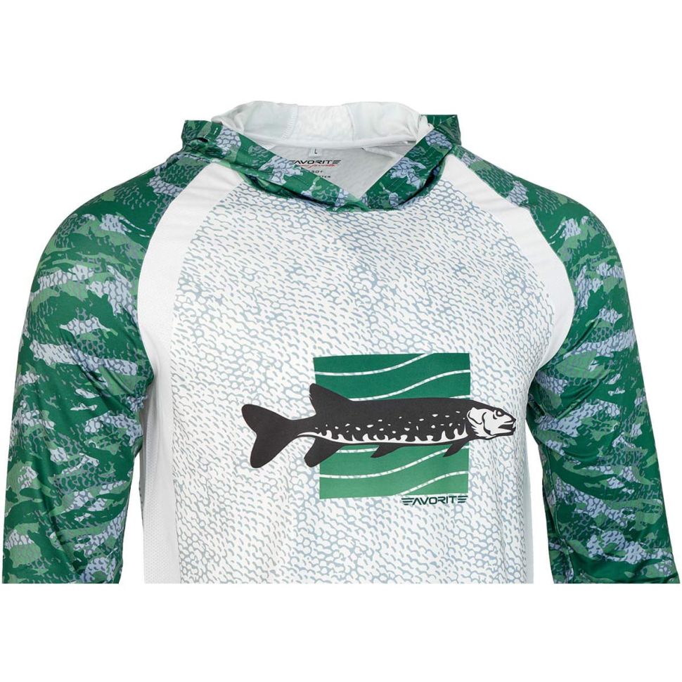 Джерси с капюшоном Favorite Hooded Jersey Pike, Green