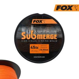Леска плетеная FOX Submerge Orange 300m