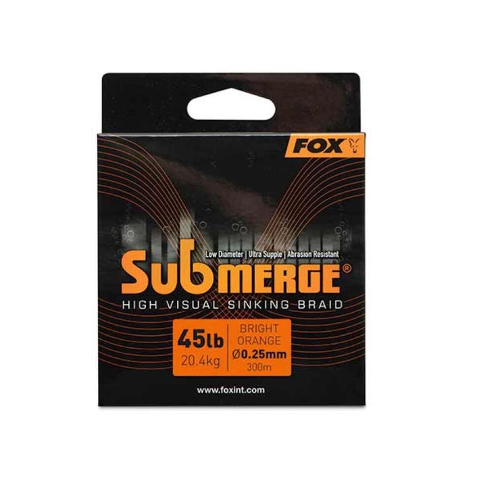 Леска плетеная FOX Submerge Orange 300m