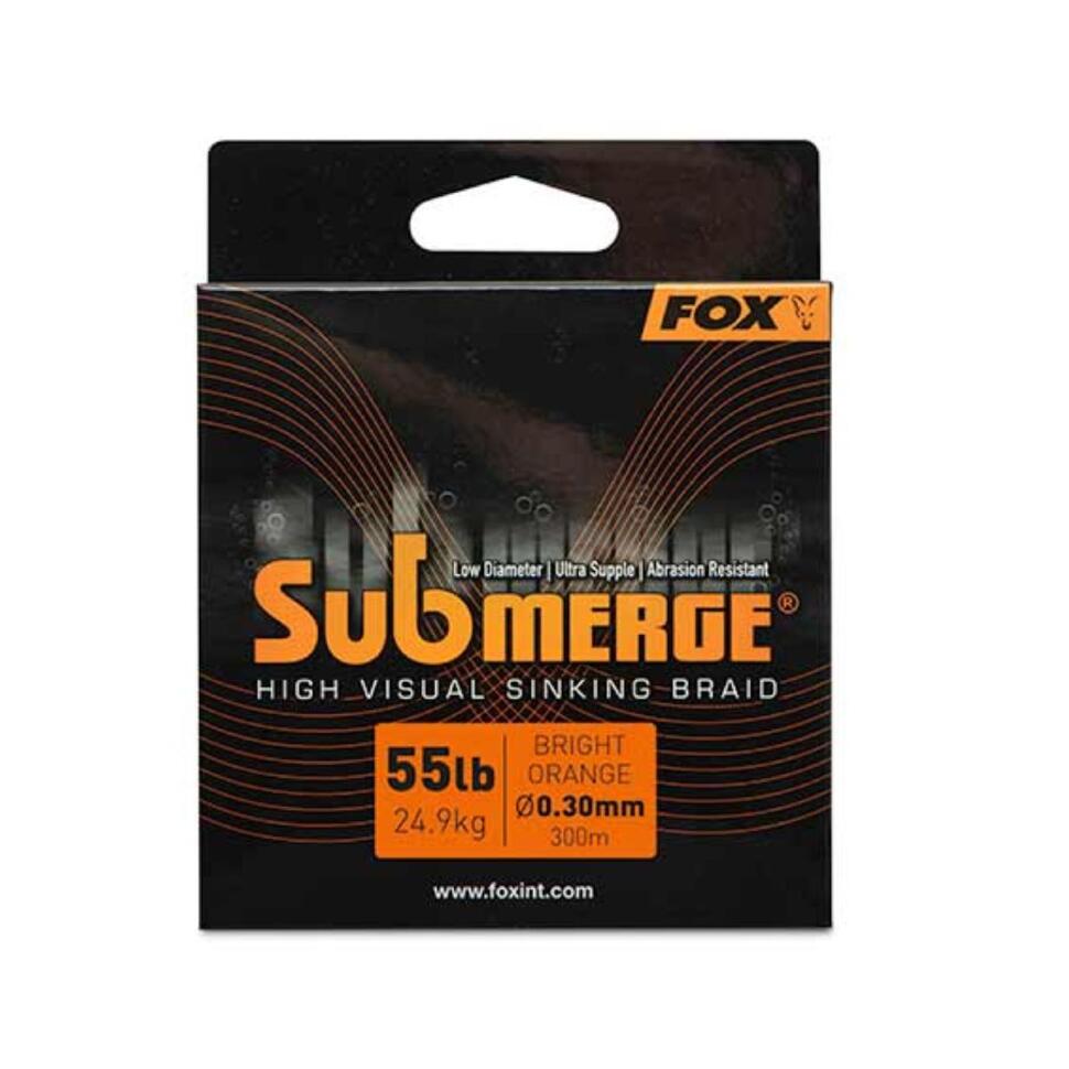 Леска плетеная FOX Submerge Orange 300m