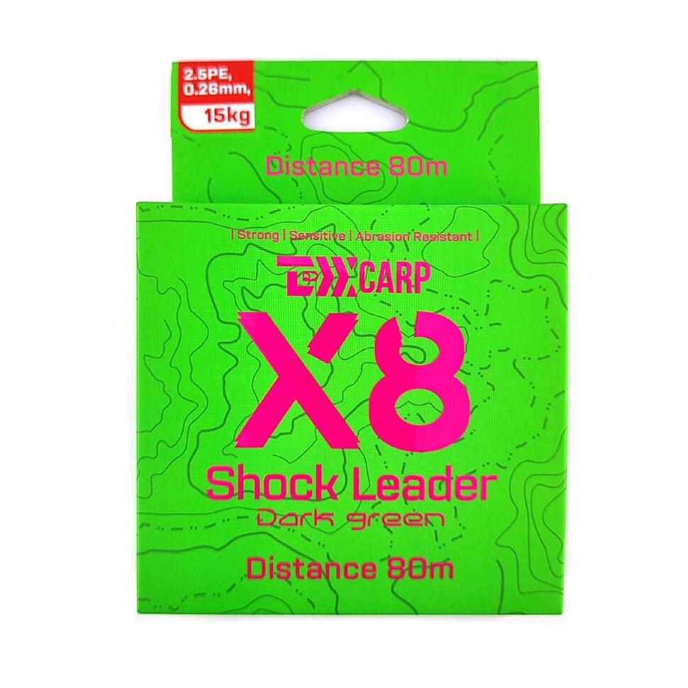 Шок-лидер плетёный Texx Carp Shock Leader 8X