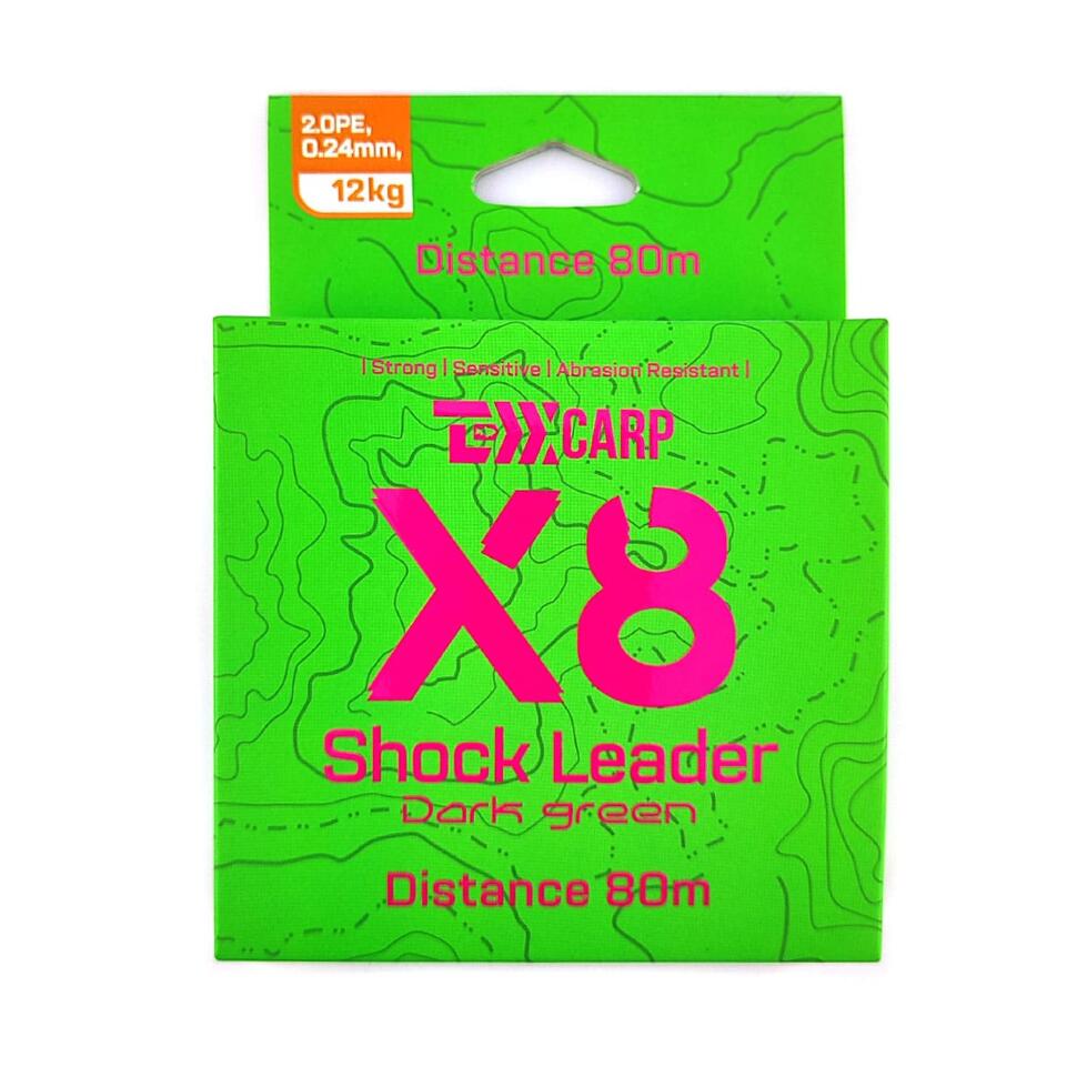 Шок-лидер плетёный Texx Carp Shock Leader 8X