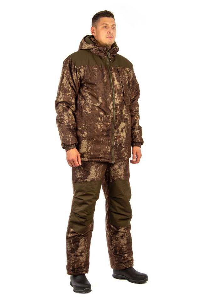 Костюм зимний Следопыт (алова, бурая кора) КВЕСТ