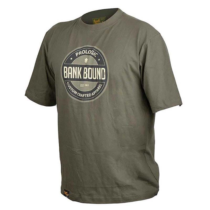 Футболка Prologic Bank Bound Badge Tee Green