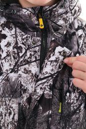 Детский зимний костюм Снеговик 2020 (алова, изморозь) МАУГЛИ