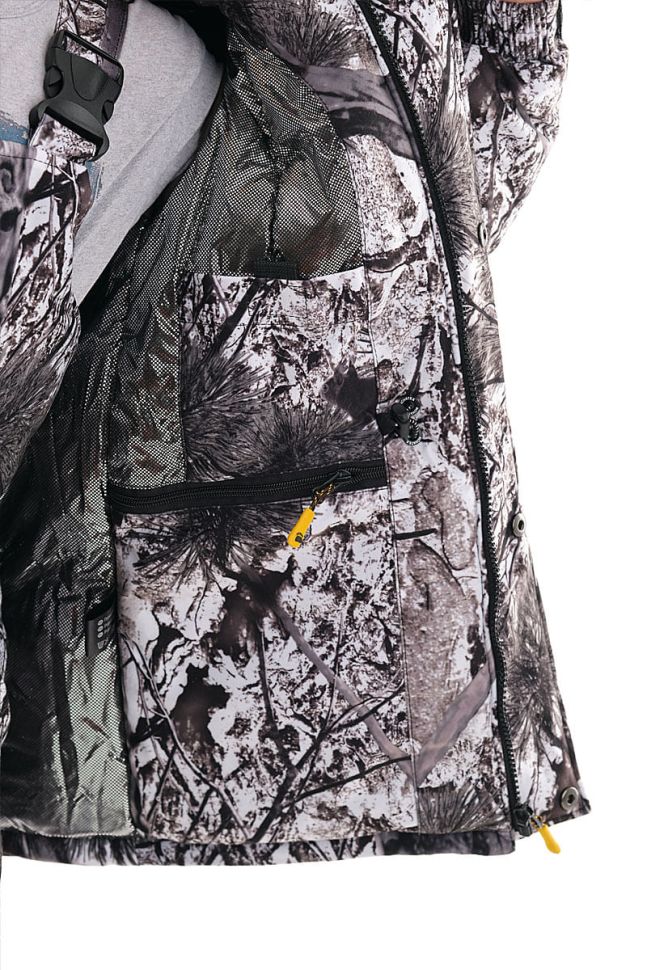 Детский зимний костюм Снеговик 2020 (алова, изморозь) МАУГЛИ