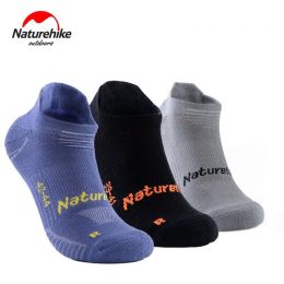 Носки лодочки Naturehike Trainer Socks Men's black gray blue NH17A015-M
