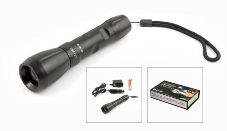 Фонарик ручной 1 криптон Cree Led К96 влагозащ. + з/у