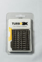 Стопора "Turbo" Hair extender stops Clear / 2шт / Зеленый матовый
